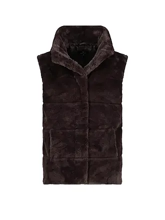 MONARI | Gilet in Felloptik | 